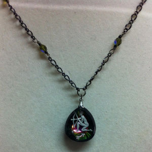 Sagittarius Zodiac Pendant-Handmade/New